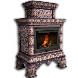 Каминная облицовка КимрПечь Кострома центральная двухъярусная Апрель